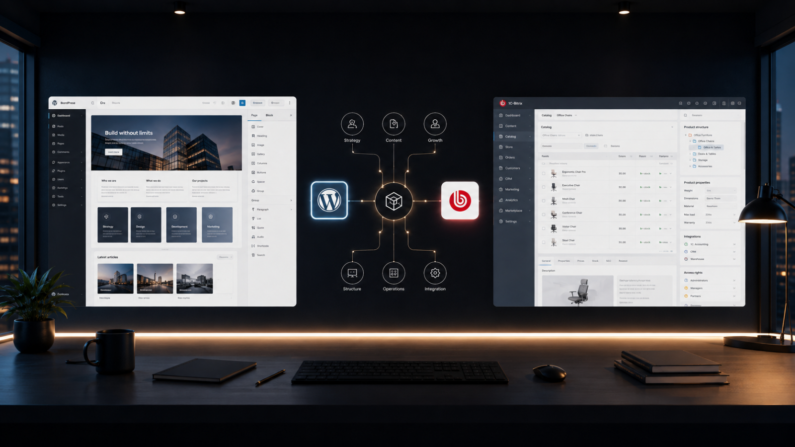 Что выбрать между WordPress и 1С-Битрикс для бизнеса