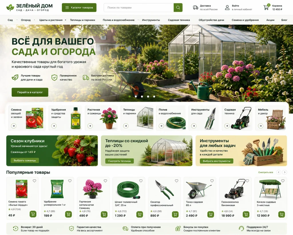 Магазин для садоводов