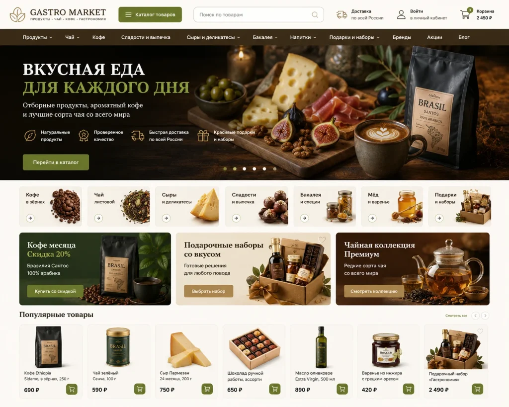 Магазин продуктов