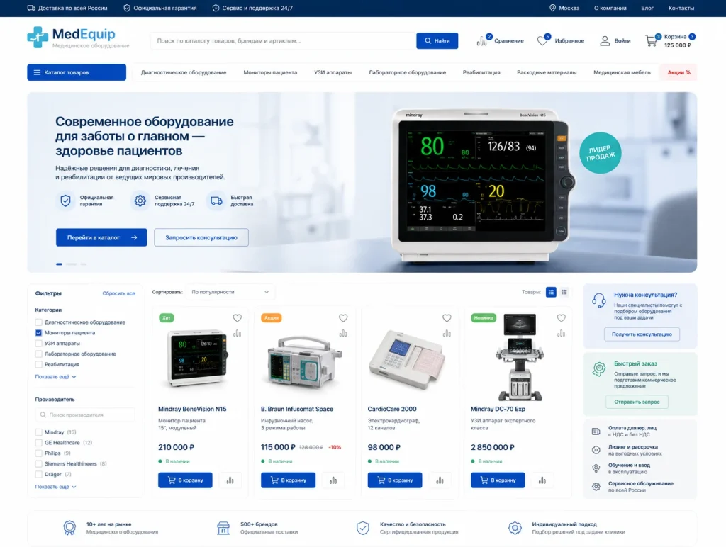 Медицинское оборудование