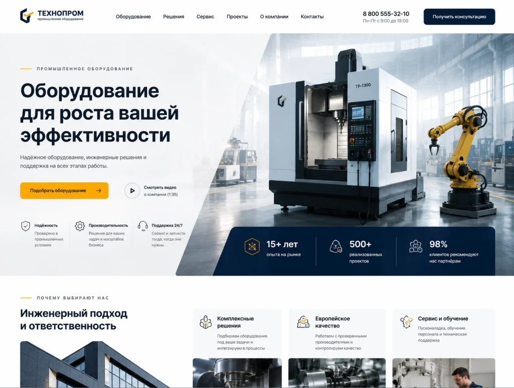 Когда лендинг не подойдет