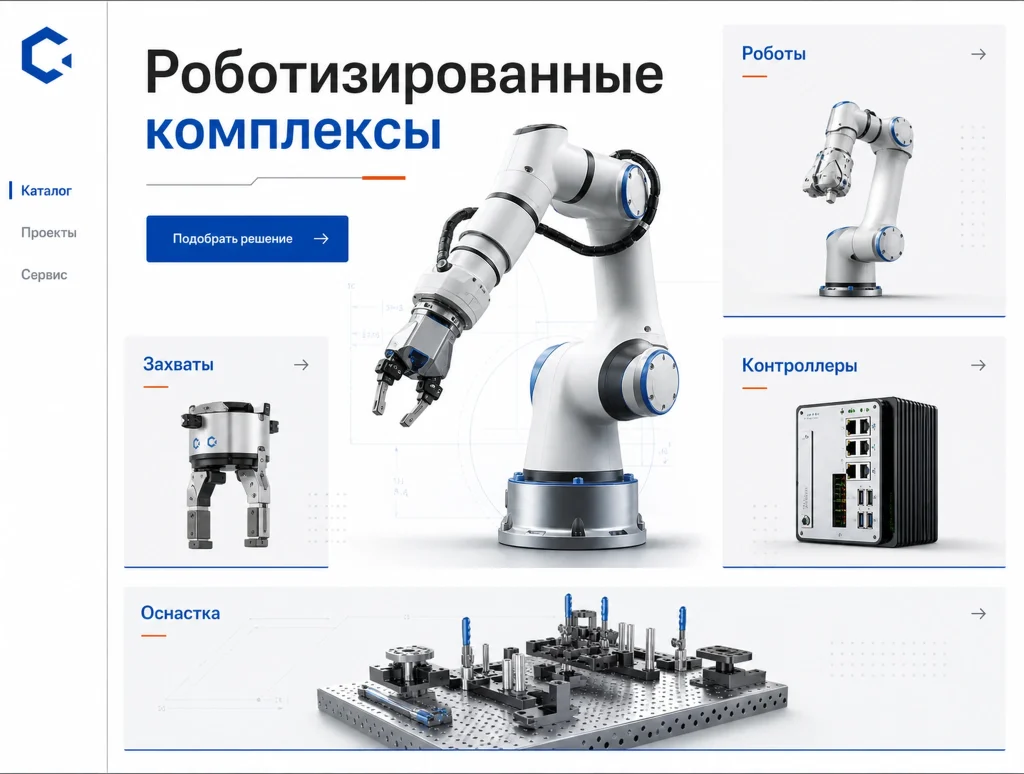 Сайт для производства
