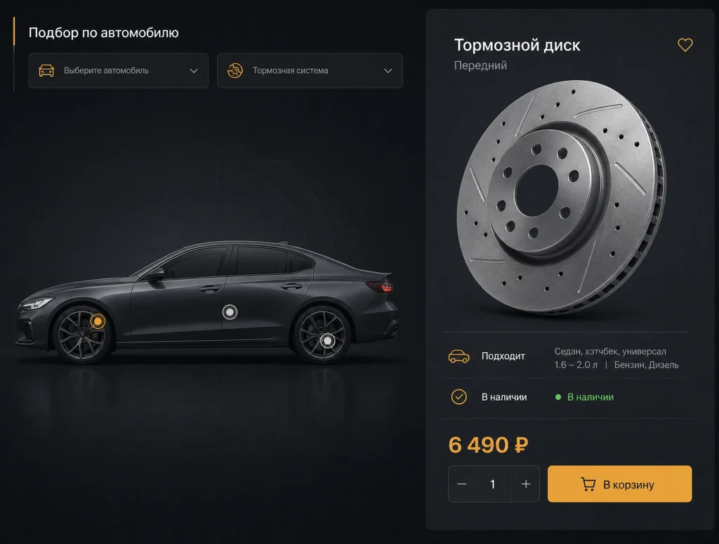 Продажа автозапчастей