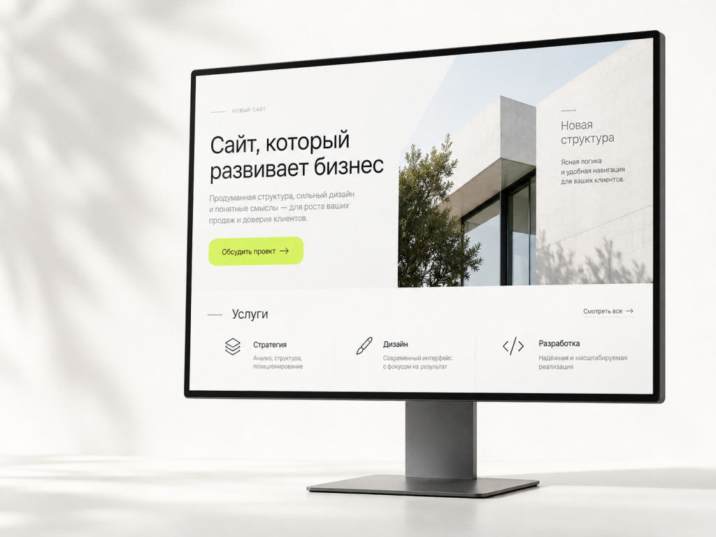 Делаем новый сайт
